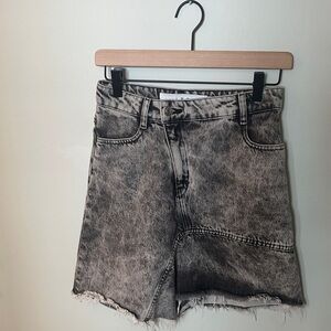 Acid Wash Mini Skirt